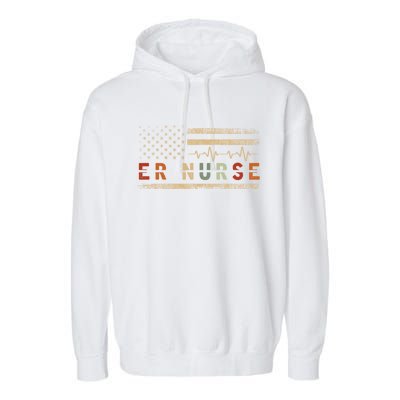 Emergency Room Nurses Er Nurses Nurse Gift Garment-Dyed Fleece Hoodie