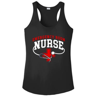 Emergency Room Nurse (Er) Gift Crewneck Gift Ladies PosiCharge Competitor Racerback Tank