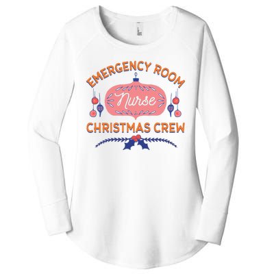 Emergency Room Nurse Christmas Crew Women's Perfect Tri Tunic Long Sleeve Shirt