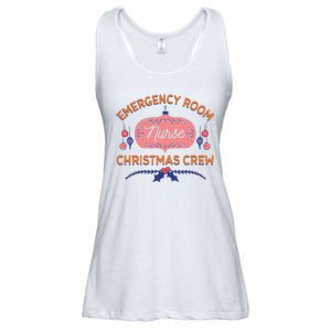 Emergency Room Nurse Christmas Crew Ladies Essential Flowy Tank