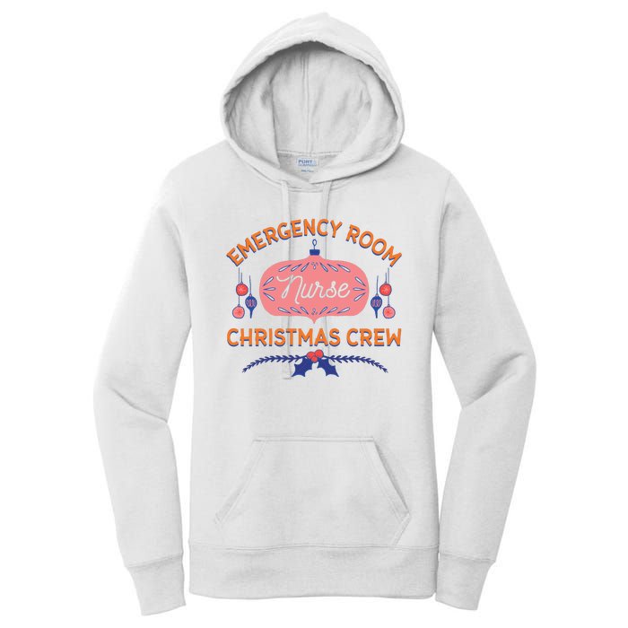 Emergency Room Nurse Christmas Crew Women's Pullover Hoodie