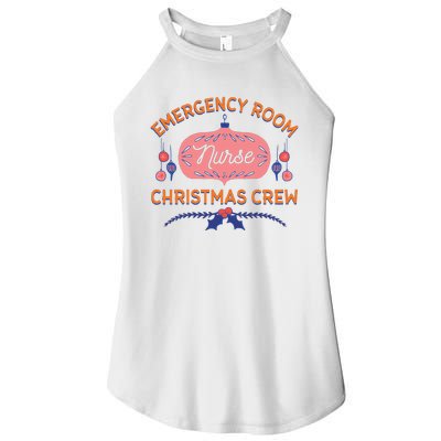 Emergency Room Nurse Christmas Crew Women's Perfect Tri Rocker Tank