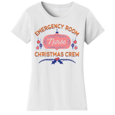 Emergency Room Nurse Christmas Crew Women's T-Shirt