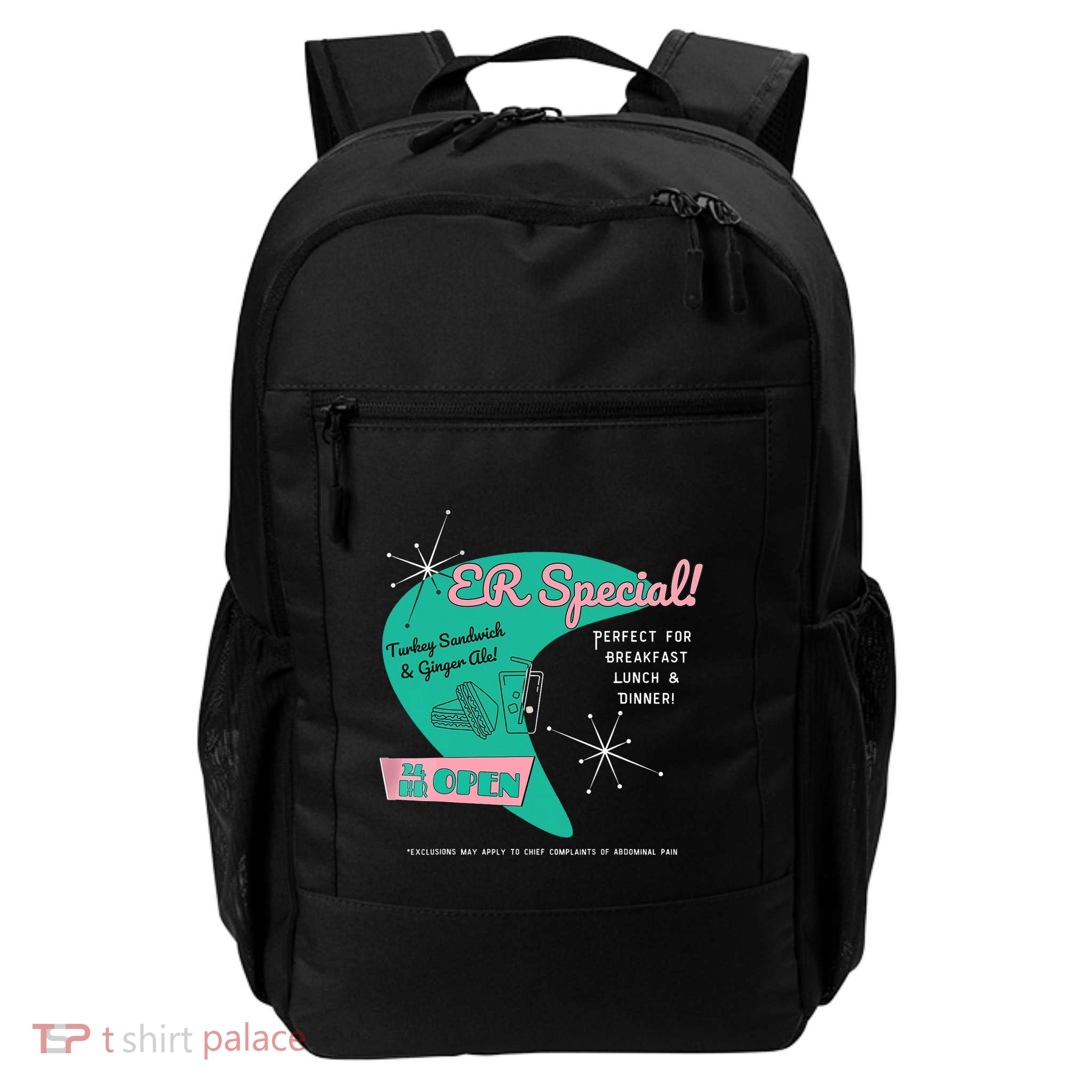 Emergency Room Parody Medical Joke For Er Physicians Nurses Daily Commute Backpack
