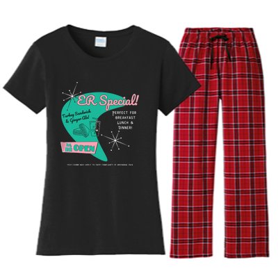 Emergency Room Parody Medical Joke For Er Physicians Nurses Women's Flannel Pajama Set