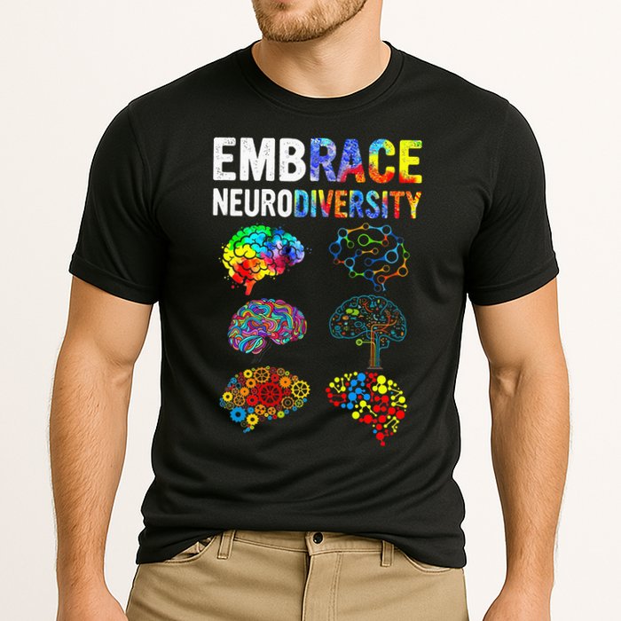 Embrace Rainbow puzzle Autism Infinity Awareness Cooling Performance Crew T-Shirt