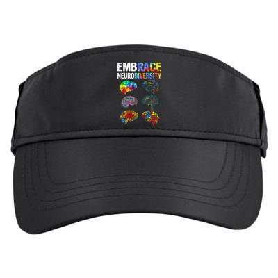 Embrace Rainbow puzzle Autism Infinity Awareness Adult Drive Performance Visor