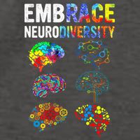 Embrace Rainbow puzzle Autism Infinity Awareness Vector Backpack