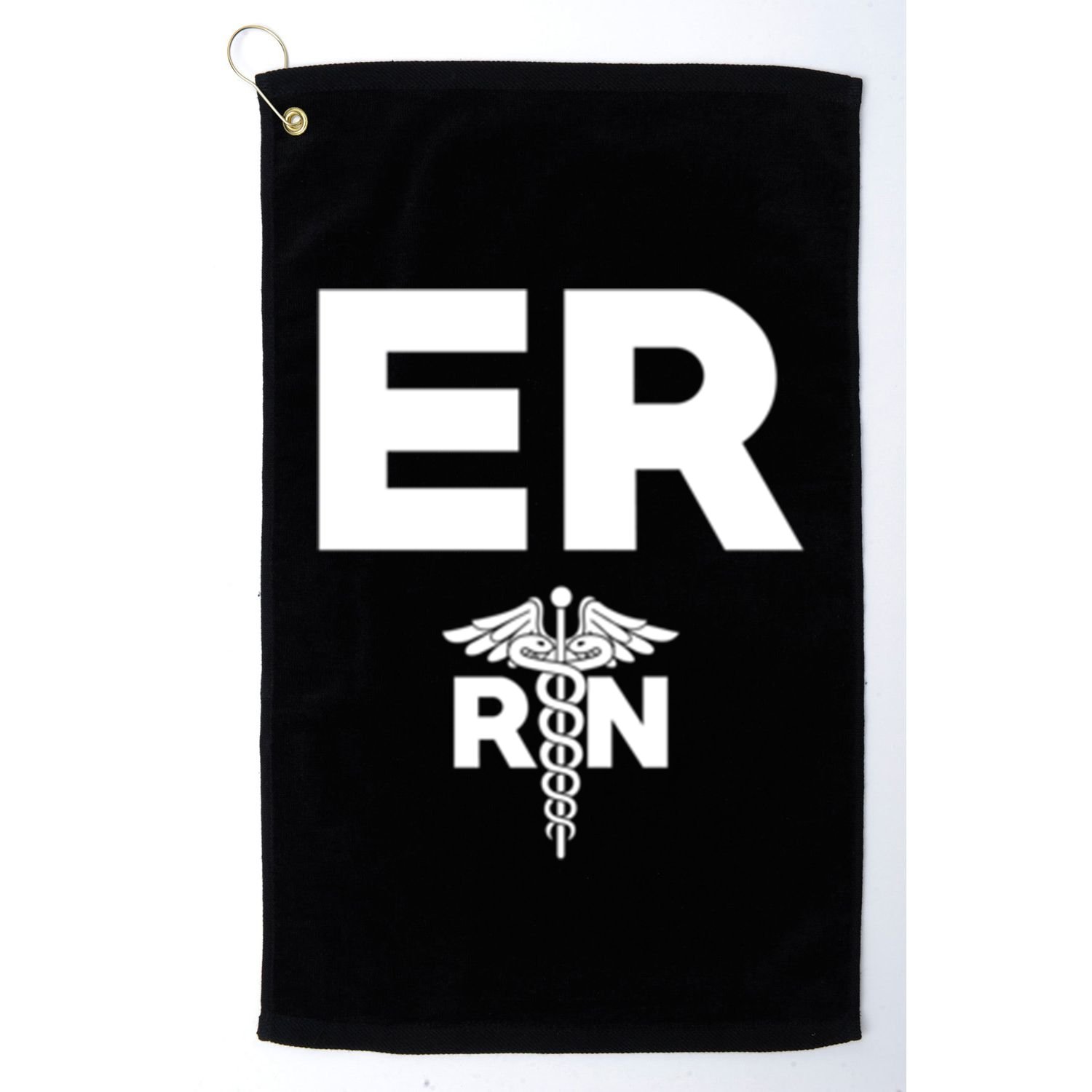 Emergency Room Registered Nurse Hospital Rn Staff Great Gift Golf Towel
