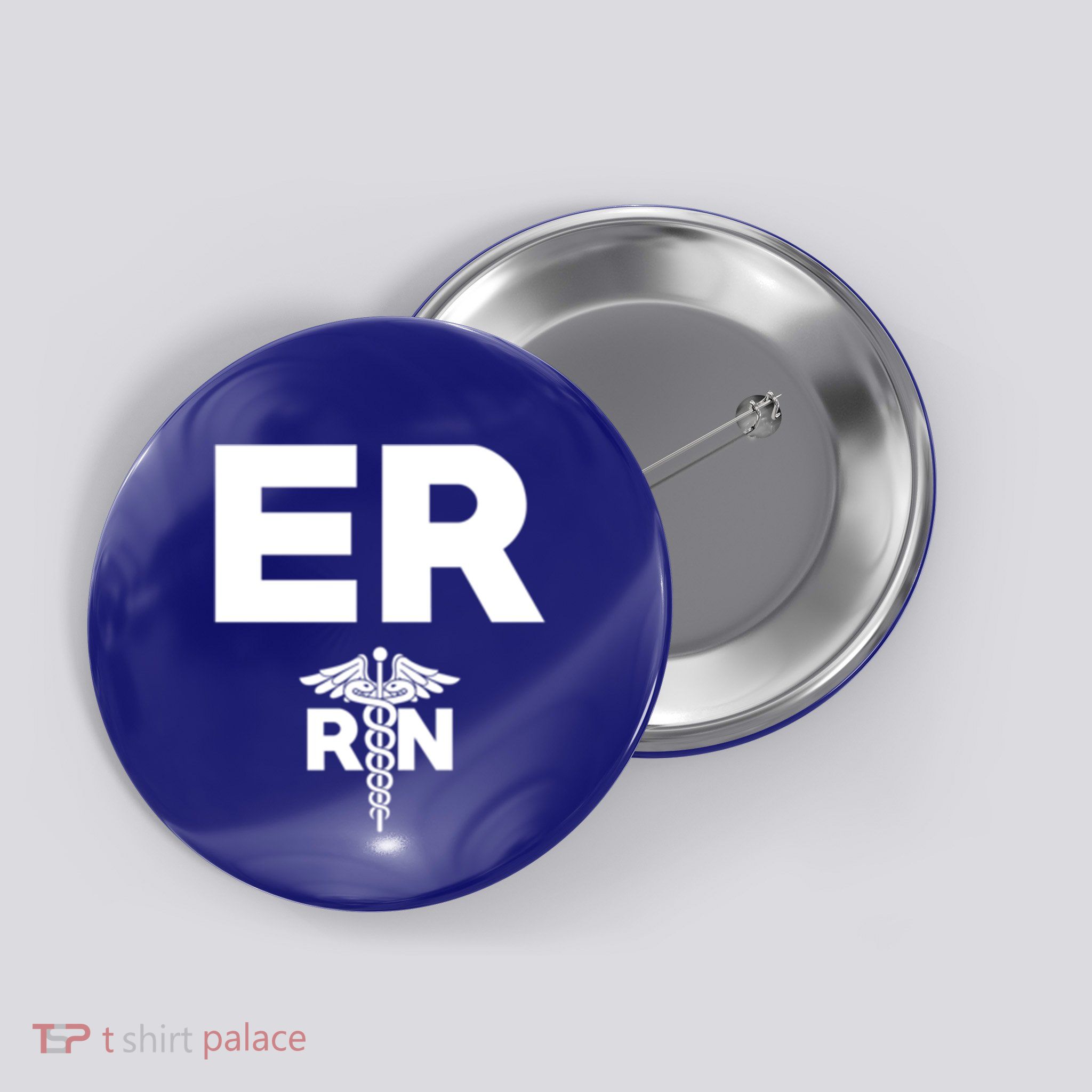 Emergency Room Registered Nurse Hospital Rn Staff Great Gift Button