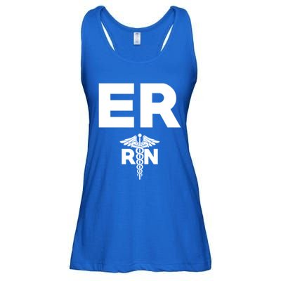 Emergency Room Registered Nurse Hospital Rn Staff Great Gift Ladies Essential Flowy Tank
