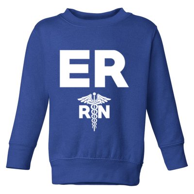 Emergency Room Registered Nurse Hospital Rn Staff Great Gift Toddler Sweatshirt