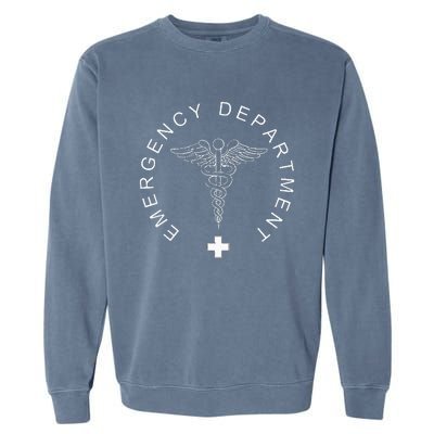 Emergency Room Registered Nurse Hospital RN Staff Garment-Dyed Sweatshirt