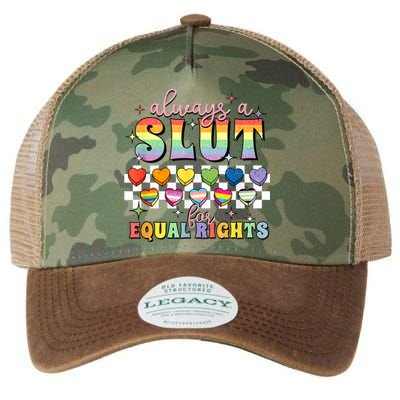 Equal Rights Rainbow Pride Rights Lgbtq Legacy Tie Dye Trucker Hat