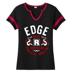 Edge Rated R Superstar Done It All Won It All Wrestler Ladies Halftime Notch Neck Tee