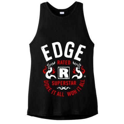 Edge Rated R Superstar Done It All Won It All Wrestler Ladies PosiCharge Tri-Blend Wicking Tank