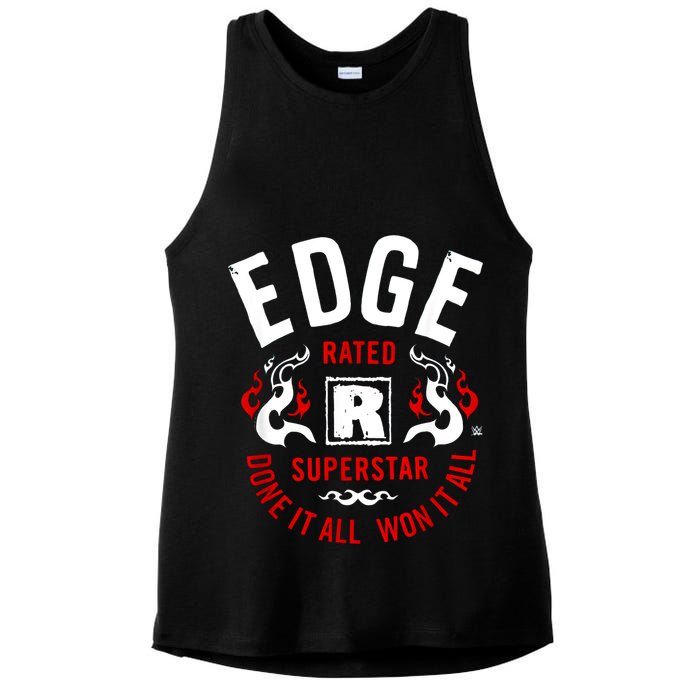 Edge Rated R Superstar Done It All Won It All Wrestler Ladies PosiCharge Tri-Blend Wicking Tank
