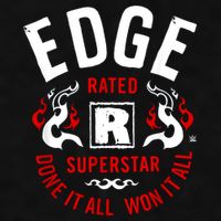 Edge Rated R Superstar Done It All Won It All Wrestler Ladies PosiCharge Tri-Blend Wicking Tank