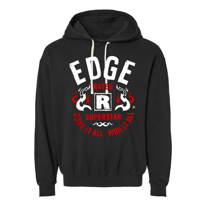 Edge Rated R Superstar Done It All Won It All Wrestler Garment-Dyed Fleece Hoodie