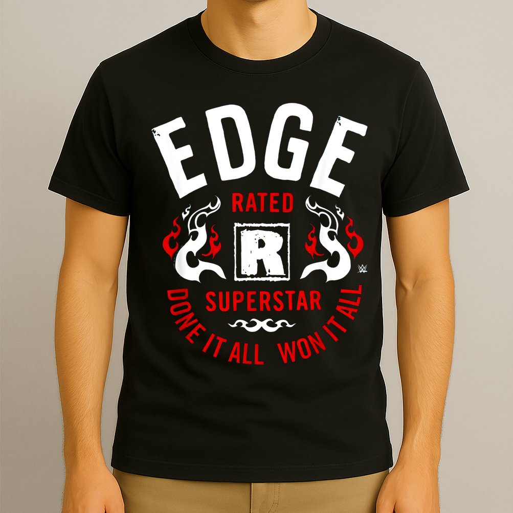 Edge Rated R Superstar Done It All Won It All Wrestler T-Shirt