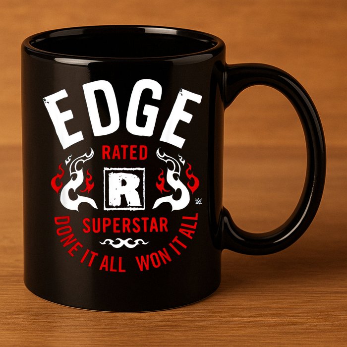 Edge Rated R Superstar Done It All Won It All Wrestler 11oz C Handle Ceramic Mug