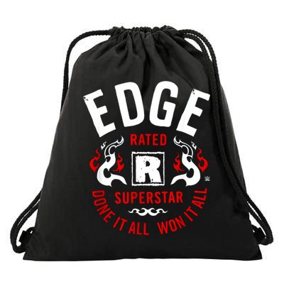 Edge Rated R Superstar Done It All Won It All Wrestler Drawstring Bag