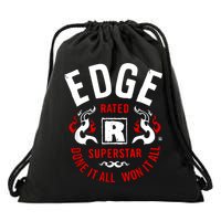 Edge Rated R Superstar Done It All Won It All Wrestler Drawstring Bag