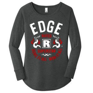 Edge Rated R Superstar Done It All Won It All Wrestler Women's Perfect Tri Tunic Long Sleeve Shirt