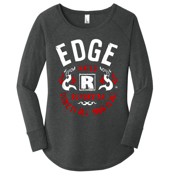 Edge Rated R Superstar Done It All Won It All Wrestler Women's Perfect Tri Tunic Long Sleeve Shirt