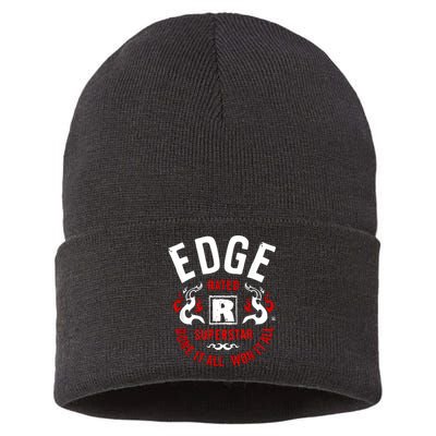 Edge Rated R Superstar Done It All Won It All Wrestler Sustainable Knit Beanie