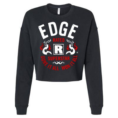 Edge Rated R Superstar Done It All Won It All Wrestler Cropped Pullover Crew