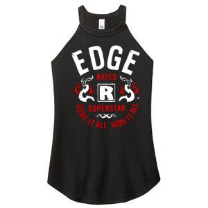 Edge Rated R Superstar Done It All Won It All Wrestler Women's Perfect Tri Rocker Tank