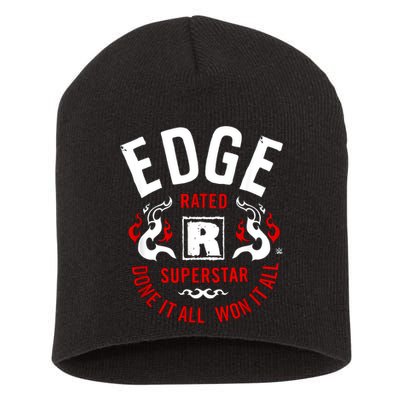 Edge Rated R Superstar Done It All Won It All Wrestler Short Acrylic Beanie