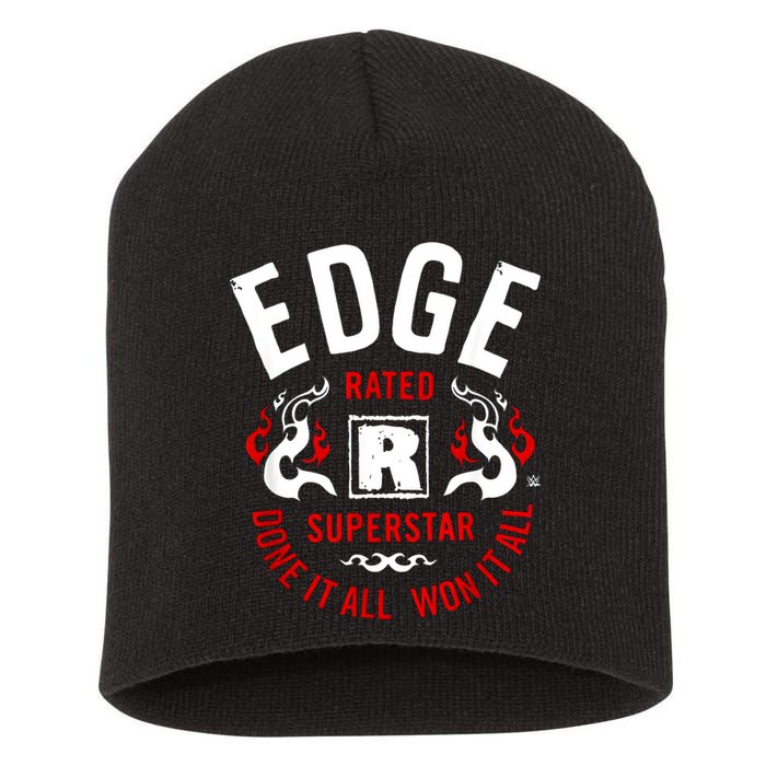 Edge Rated R Superstar Done It All Won It All Wrestler Short Acrylic Beanie