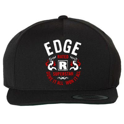 Edge Rated R Superstar Done It All Won It All Wrestler Wool Snapback Cap