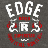 Edge Rated R Superstar Done It All Won It All Wrestler Cotton Canvas Backpack