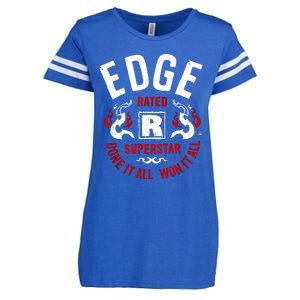 Edge Rated R Superstar Done It All Won It All Wrestler Enza Ladies Jersey Football T-Shirt