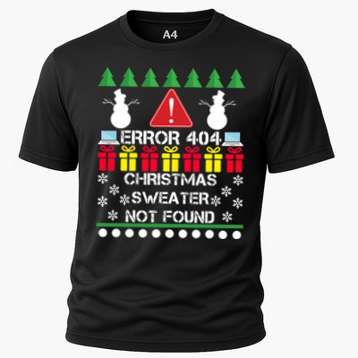 ERROR 404 Christmas Sweater Not Found Performance Shirt