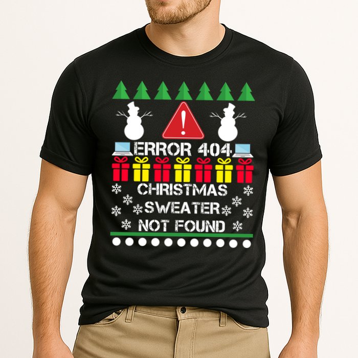 ERROR 404 Christmas Sweater Not Found Performance Shirt