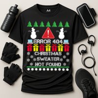 ERROR 404 Christmas Sweater Not Found Performance Shirt