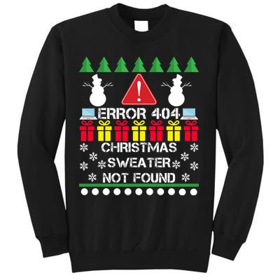 ERROR 404 Christmas Sweater Not Found Sweatshirt