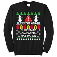 ERROR 404 Christmas Sweater Not Found Sweatshirt