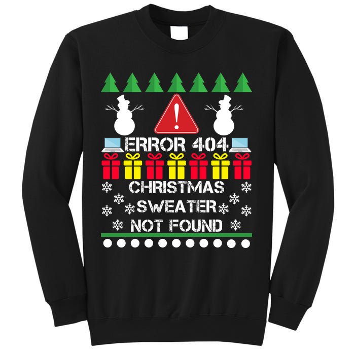 ERROR 404 Christmas Sweater Not Found Sweatshirt