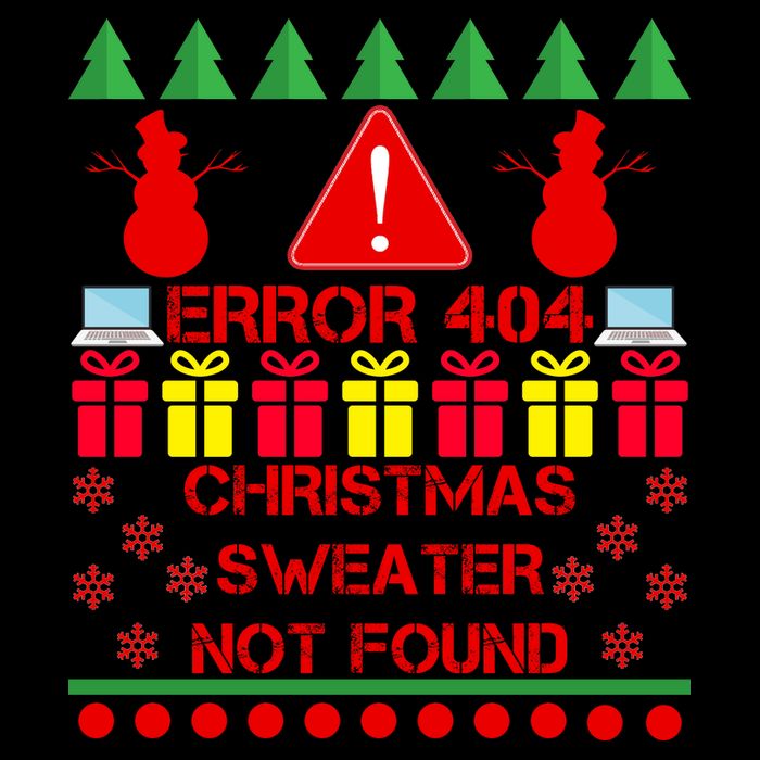 ERROR 404 Christmas Sweater Not Found Mug