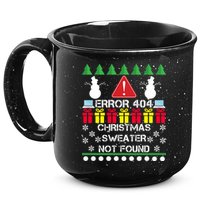 ERROR 404 Christmas Sweater Not Found 15oz Campfire Ceramic Mug