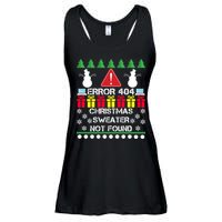ERROR 404 Christmas Sweater Not Found Ladies Essential Flowy Tank