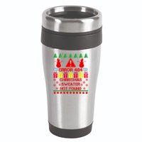 ERROR 404 Christmas Sweater Not Found 16oz Travel Tumbler