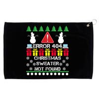 ERROR 404 Christmas Sweater Not Found Grommeted Golf Towel