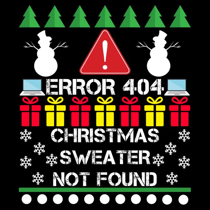 ERROR 404 Christmas Sweater Not Found Wool Snapback Cap
