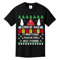 ERROR 404 Christmas Sweater Not Found Kids T-Shirt